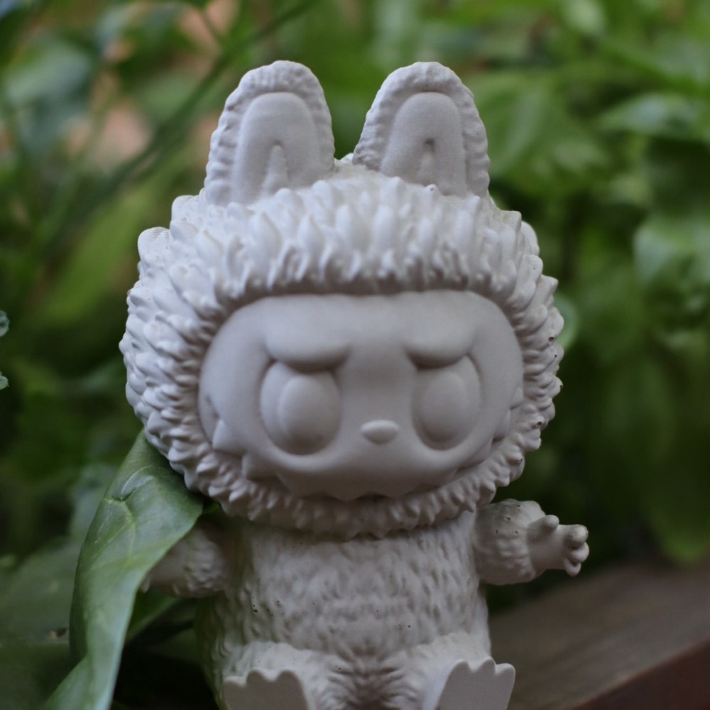 Handmade Cement Labubu - Picture 2 of 3